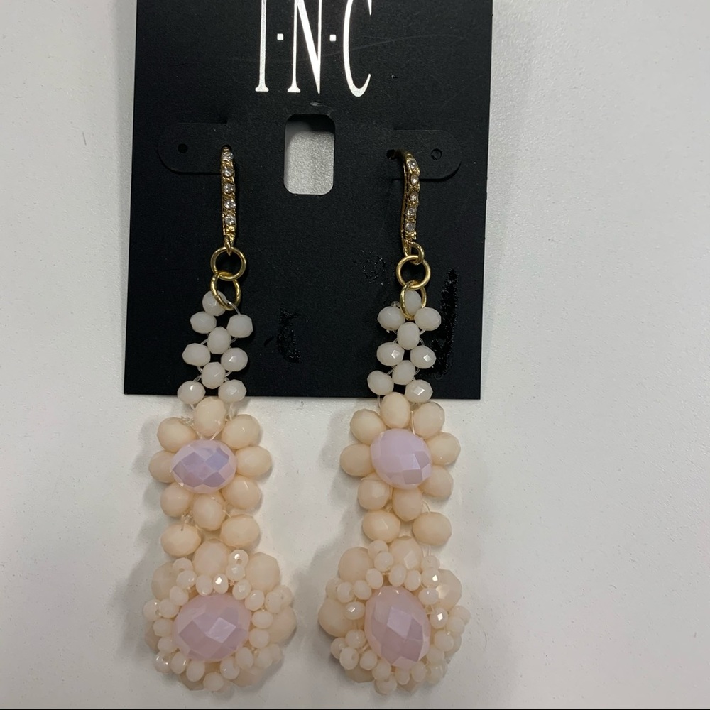 NWT: INC beaded drop earrings